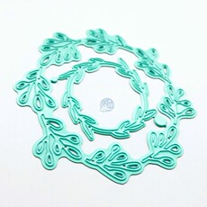 Выбивая прибор 手帐纸艺压花刀模彩色薄荷绿花环圈海圣康游设计scrapbook手工diy 3590818639