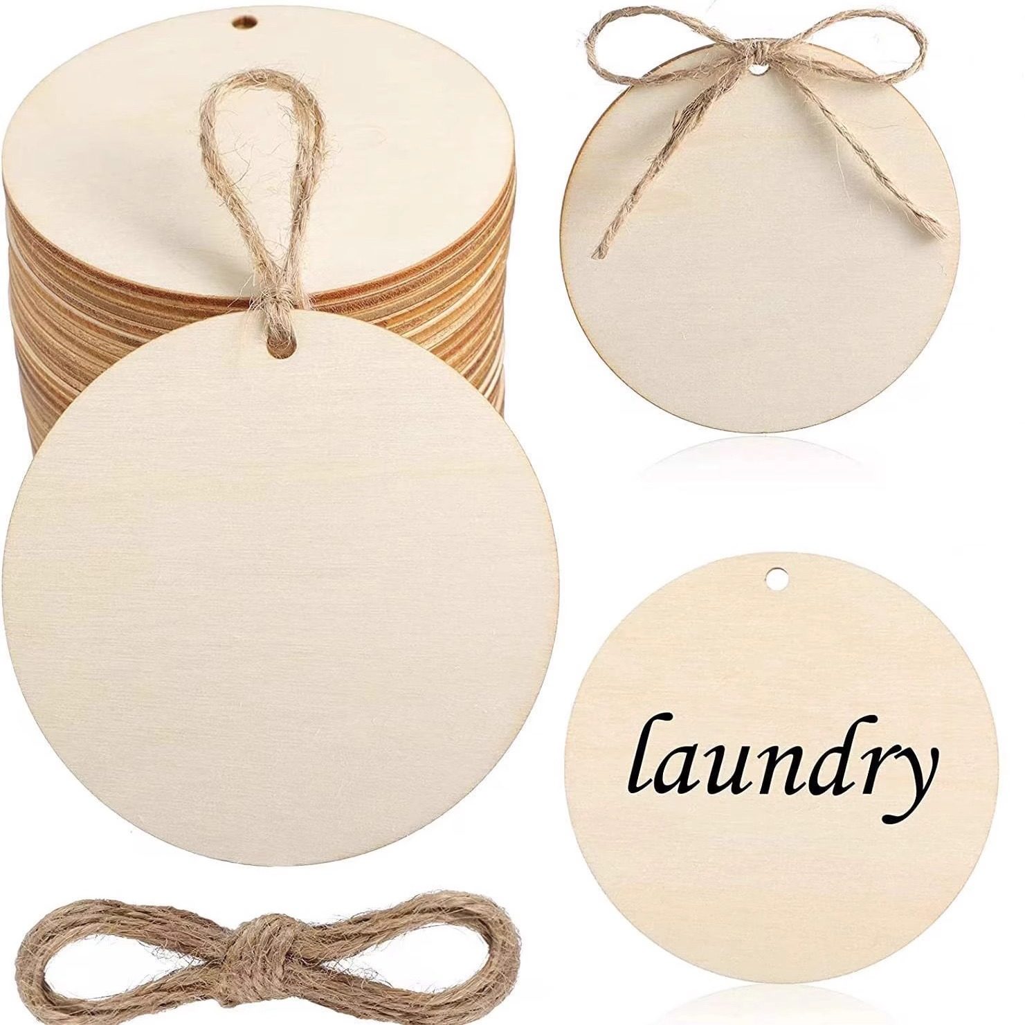 木质吊标签许愿小木空白挂手写吊价格标签树木果树名字记号标记