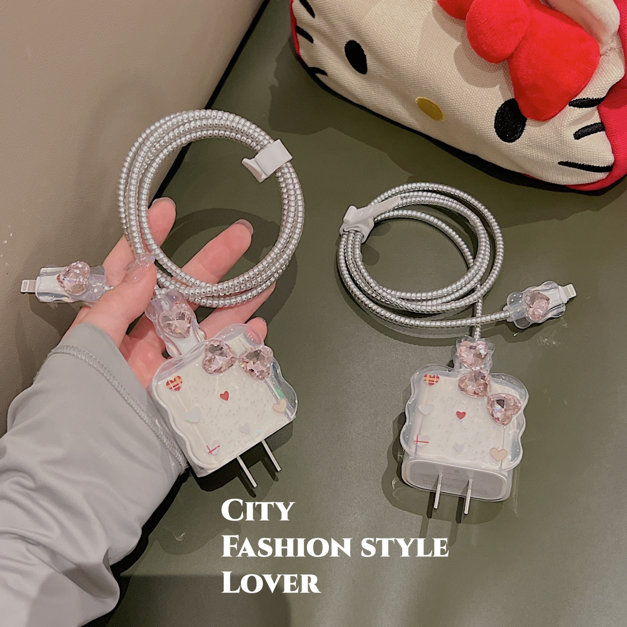 苹果充电器数据线保护套防折断