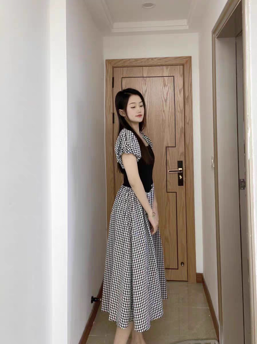 胖妹妹福利显瘦法式茶歇连衣裙连衣裙