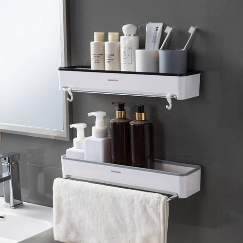 浴室置物架免打孔厕所墙上毛巾架