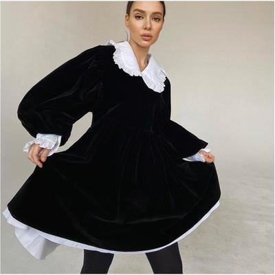 LanternSlvVD法式娃娃领