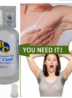60g Crystal Deodorant Alum Stick Body Underarm Odor Remover