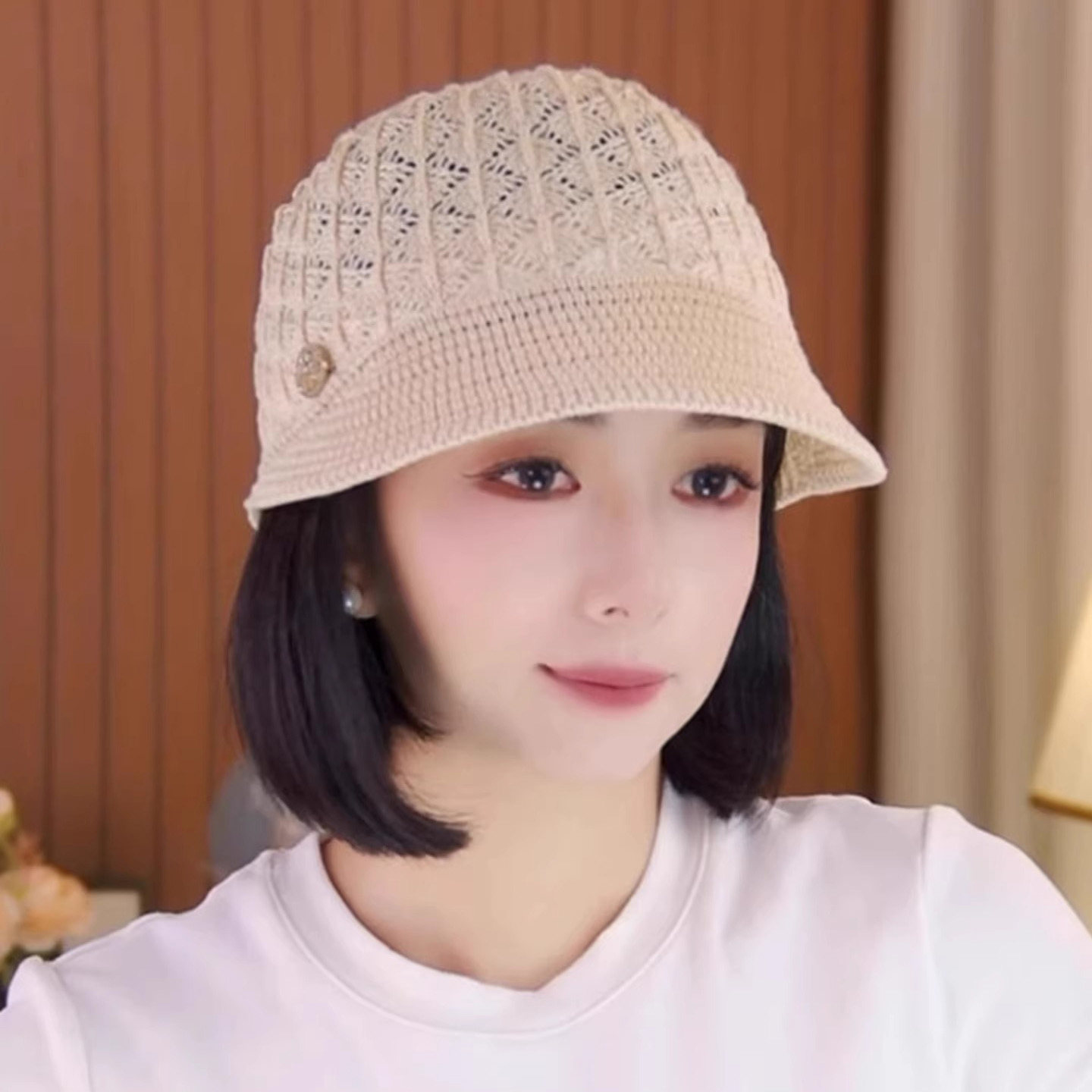 日系时尚百搭短檐鸭舌帽子女款2025新款夏季轻薄透气可折叠马术帽,服饰配件/皮带/帽子/围巾,帽子,淘宝优惠券,粉丝福利购,淘宝优惠卷