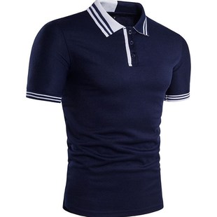 For Men Summer Polo Fashion 衫 Sleeve Short Shirt
