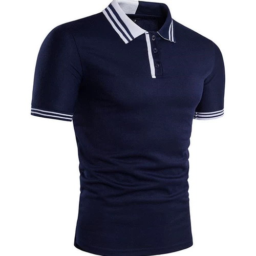 Рубашка летняя поло моды с коротким рукавом с коротким рукавом для мужчин для мужчин
