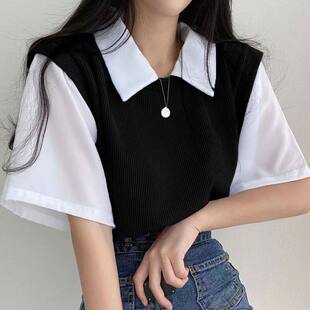 2023summer blouse tops neck lady polo fashion women shirts