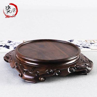 定制家用供台底座台垫山石盆景底座花盆香炉工艺品花瓶木雕木佛