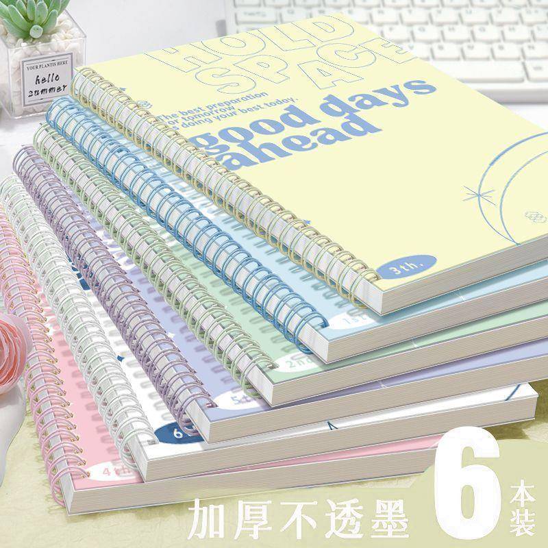 草稿纸高中生专用大号b5学生专用ins高颜值加厚线圈笔记本高中生初中生记事本a5日记本图片