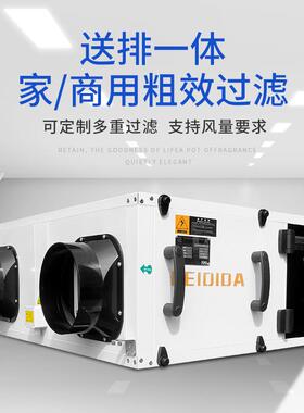 新款DLXF初效G4粗效空气过滤双向对流离心式送排通风机商用换包邮