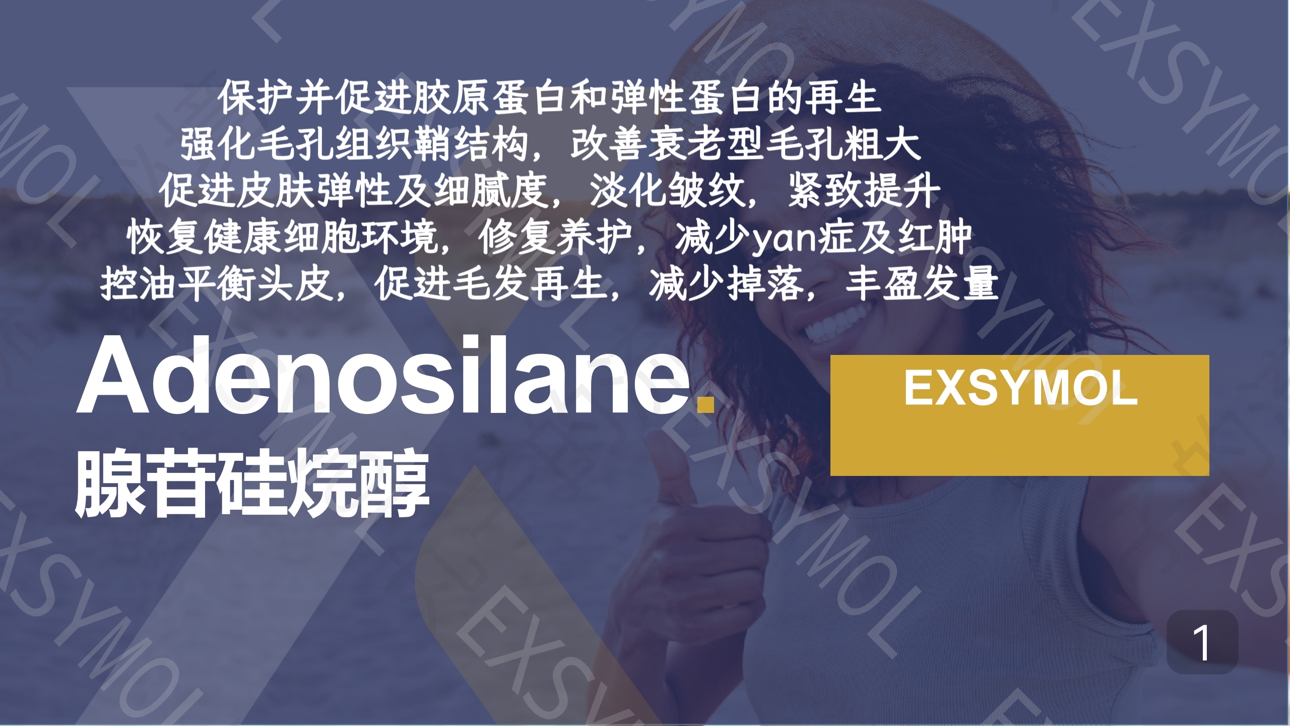 法国爱西美腺苷硅烷醇 修复促胶原缩毛孔紧致 促发量养护毛囊原料