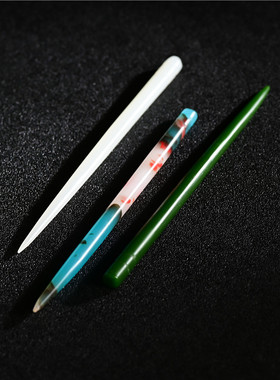 和田白玉玉簪子彩玉发簪古风发钗百搭古典汉服成人礼碧玉玉笄发饰