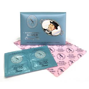 英国泰通原装进口Town Talk正品银器洁亮套件内含擦银布及湿巾