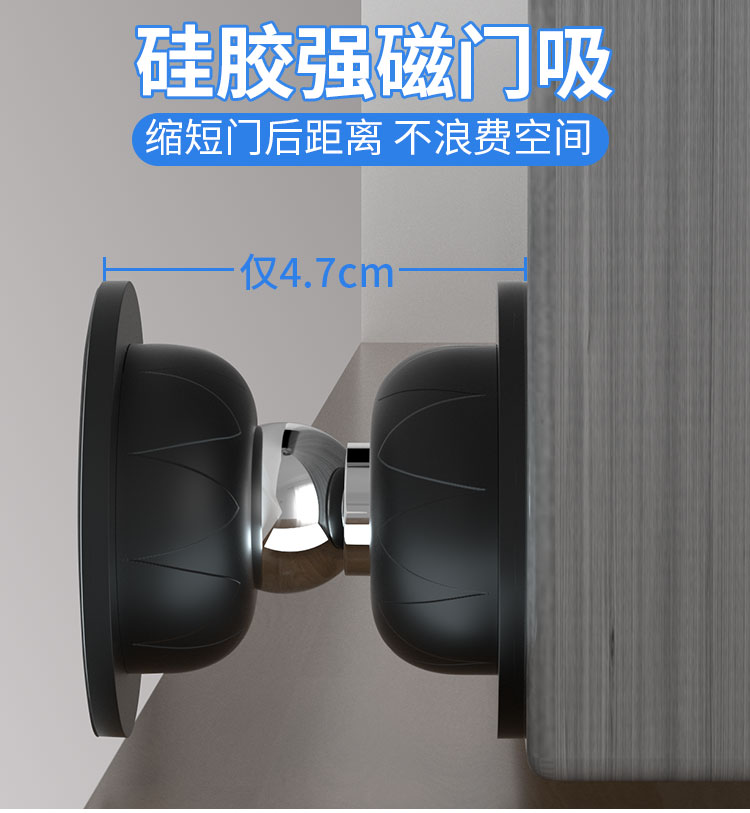 强力硅胶强磁门吸防撞图片