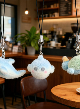 乌龟海豚手机链钥匙扣包包挂饰