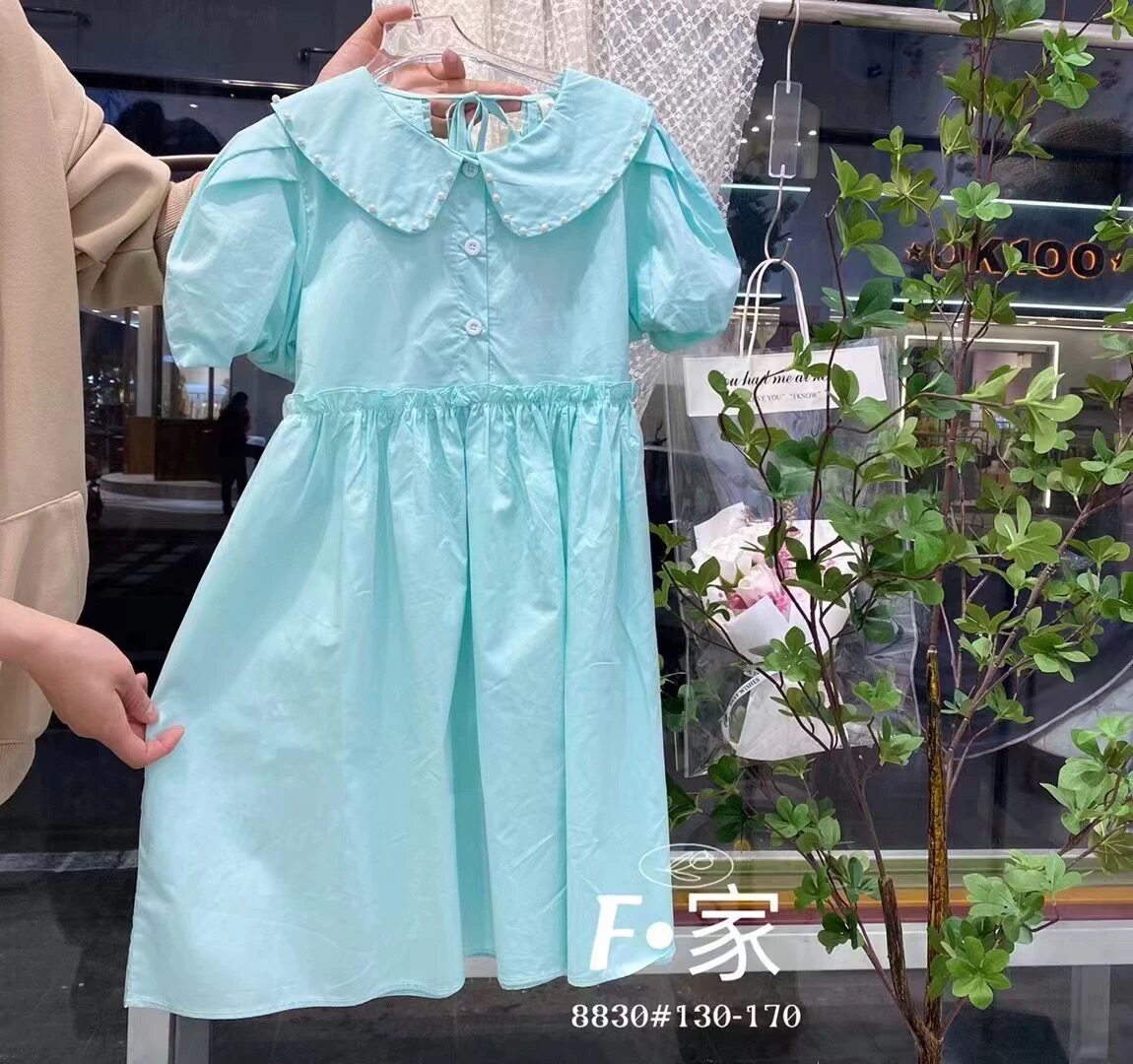 女童连衣裙2026夏季新款儿童韩版洋气公主裙棉布裙子