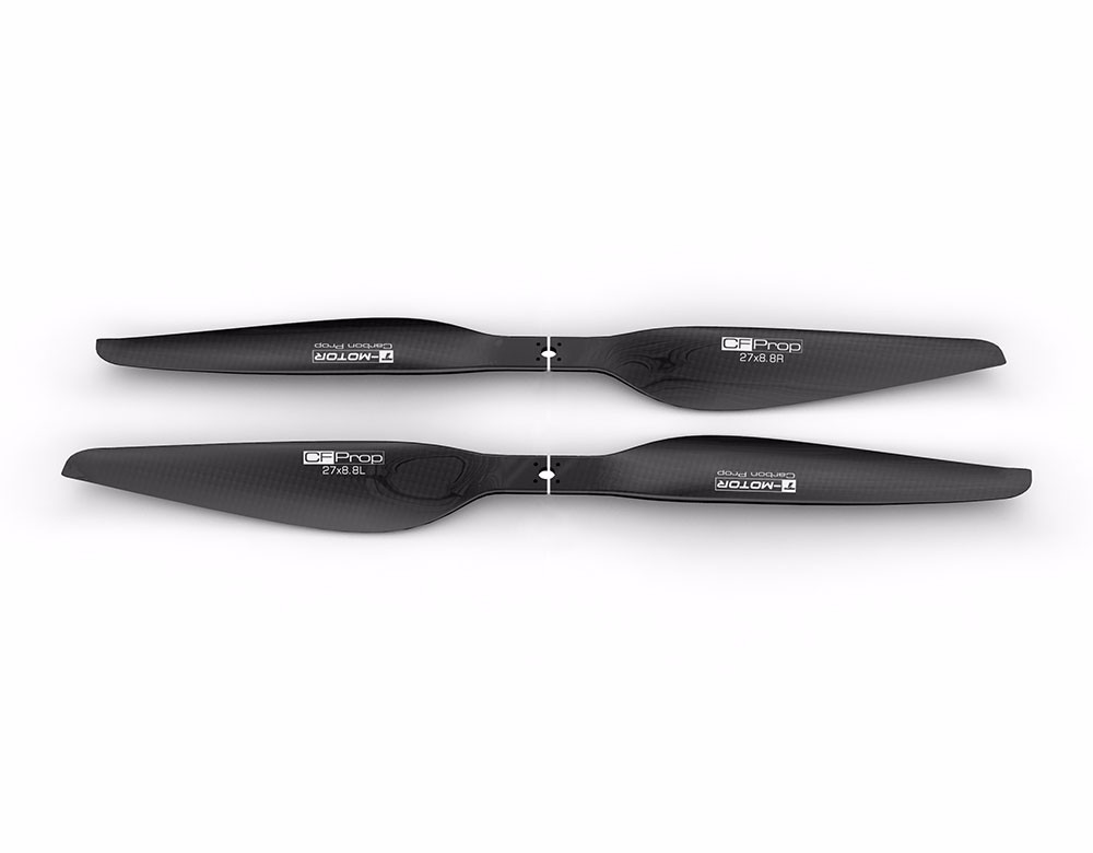 G27*8.8T-MOTOR碳纤维光面分体桨