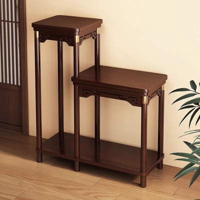 中式花架子客厅落地式置物架阳台2025新款室内多层花盆植物摆放架