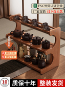 桌面博古架中式 新中式 风格 茶室紫砂壶陈列收纳茶柜茶桌茶杯架