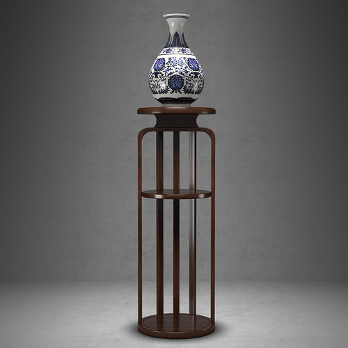 永爵博古架实木新中式展示架