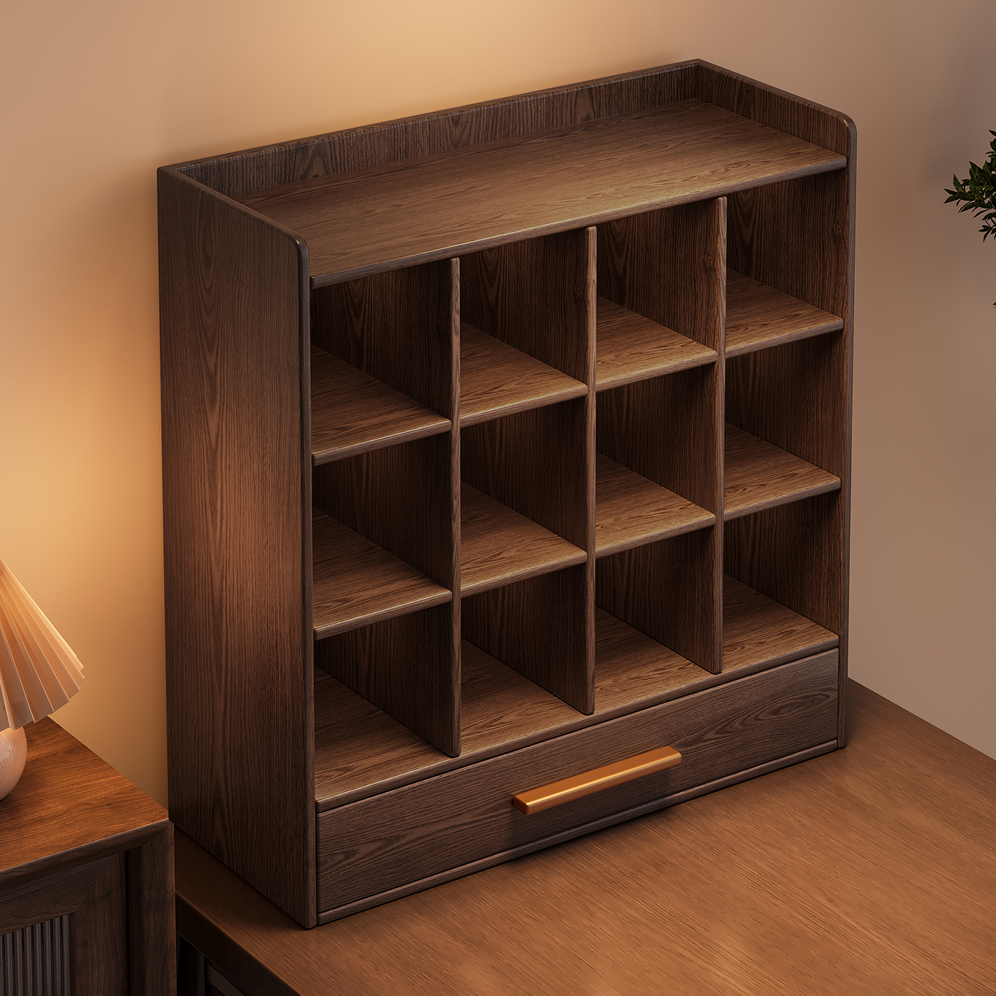 中式茶杯架小茶壶收纳架茶具置物架多宝阁茶桌台式博古架茶室摆件