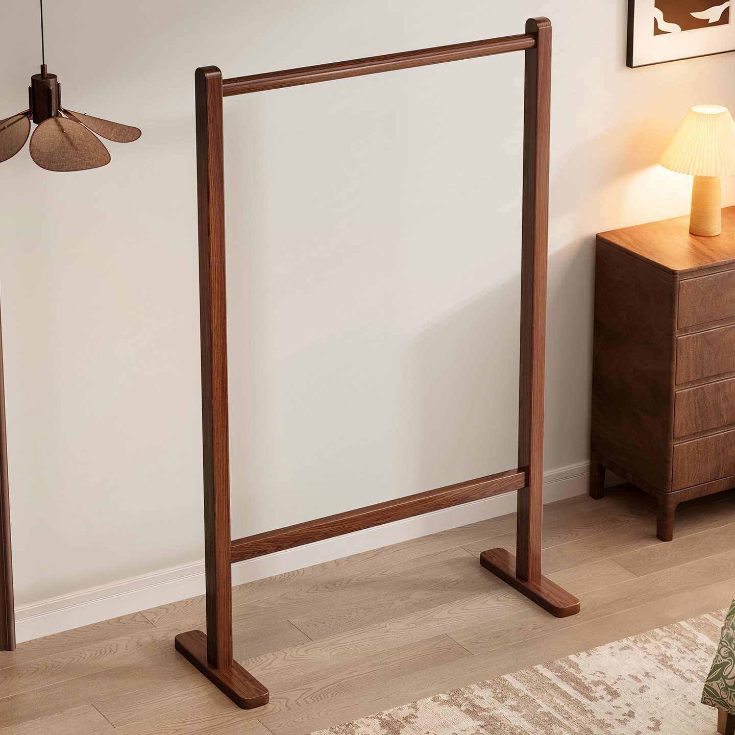 落地挂衣架卧室衣帽架入户家用收纳置物立式衣架房间晾挂衣服架子