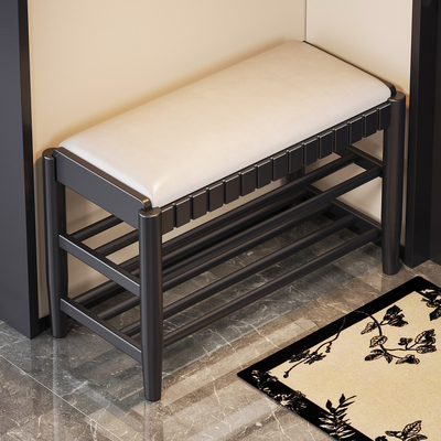 换鞋凳门口家用穿鞋凳进门可坐式鞋柜凳子高级感一体玄关软包坐凳