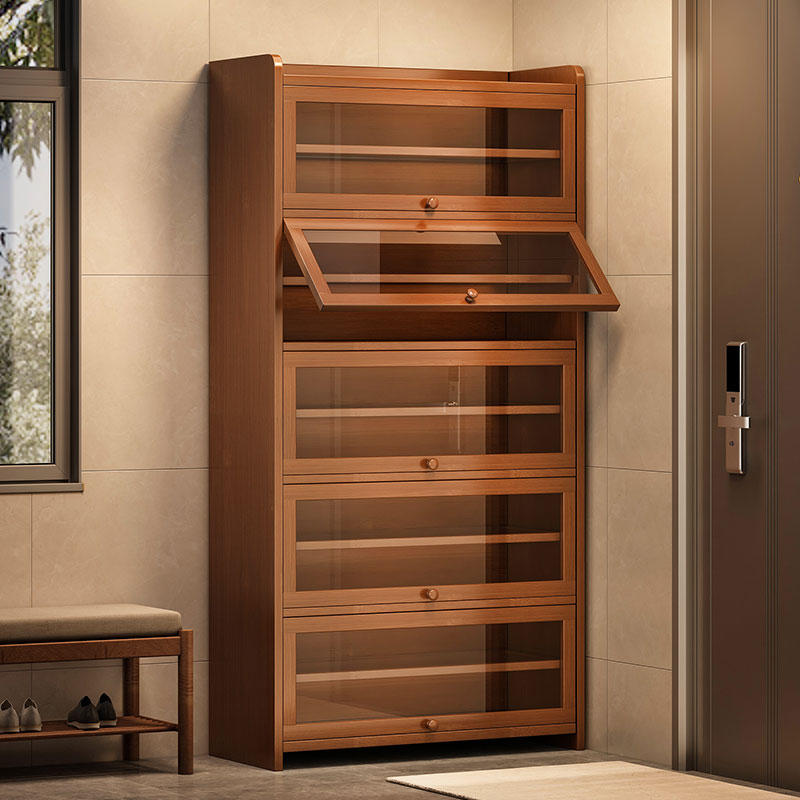 鞋柜多层家用门口收纳柜一体靠墙