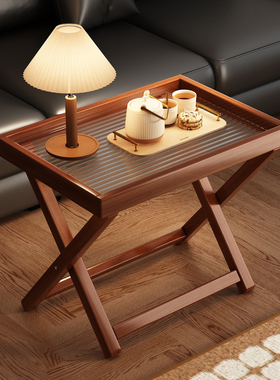 折叠茶几客厅家用小户型小桌子2025新款小型简约沙发侧边几床头桌
