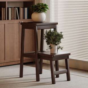 家用多功能花架子客厅落地式室内阳台置物架绿植花盆奇石摆放花台