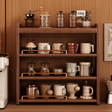 实木杯架置物架防尘收纳台面茶具桌面转角杯子水杯咖啡杯餐桌架子