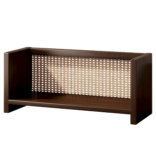 实木桌面书架多层置物架立式办公桌上的收纳整理小型简易储物书柜