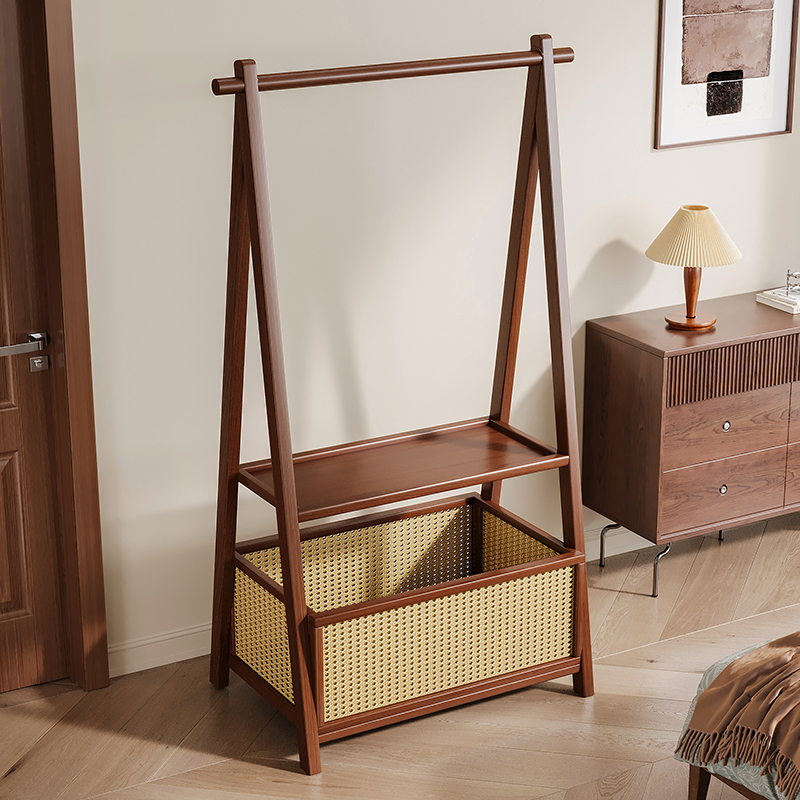 挂衣架实木落地卧室衣帽架