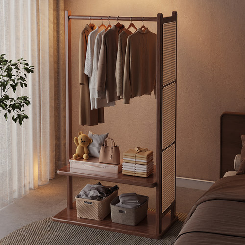 落地挂衣架卧室置衣架子2025新款不占空间衣帽架可移动衣服收纳架