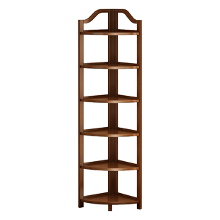 转角置物架墙角客厅角落墙边三角落地收纳柜子卧室床头多层小窄柜