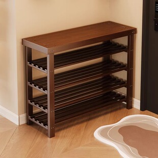 鞋架子家用门口多层鞋柜置物架简易入户门收纳神器可坐非实木鞋凳