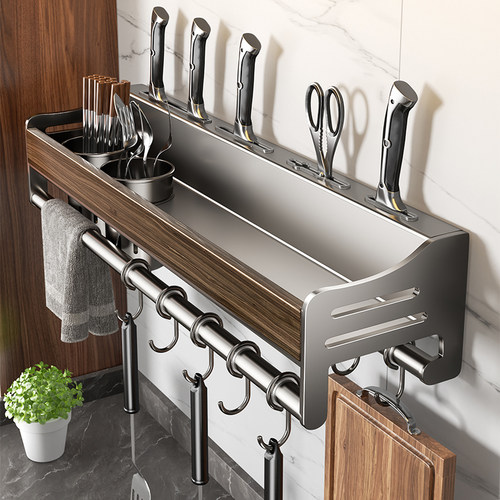 2025新款厨房置物架胡桃木家用大