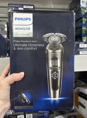飞利浦电动水洗剃须刀S9000 S9860  9系正品充电智能刮胡刀三刀头