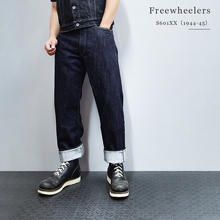 FREEWHEELERS S601XX(1944-45)消失的西部大战版直筒深原色牛仔裤