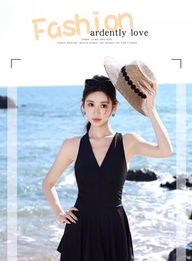 泳衣女款高级感2026新款女士成人女孩性感纯欲泡温泉度假游泳装
