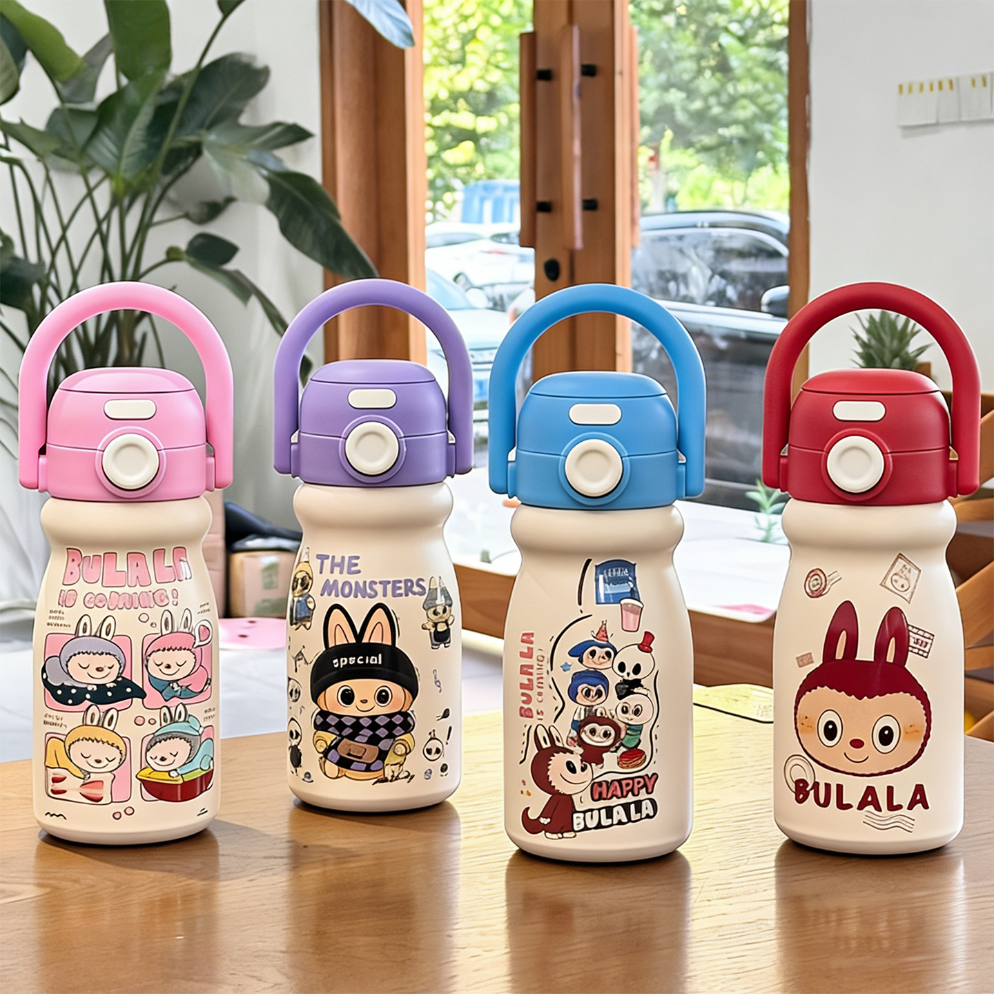 手提双饮316新款不锈钢高颜值可爱便携吸管卡通保温儿童学生水杯,餐饮具,保冷/保温杯,淘宝优惠券,粉丝福利购,淘宝优惠卷