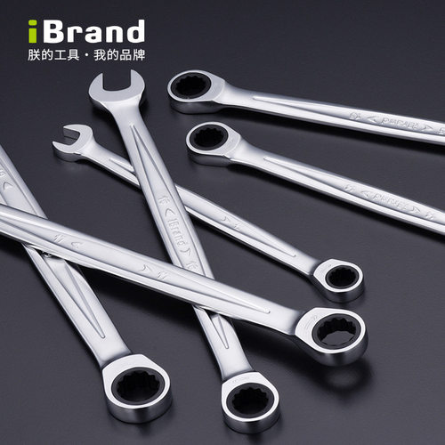 快速省力多功能棘轮加长进口双向维修棘轮扳手工业级两用开 口快