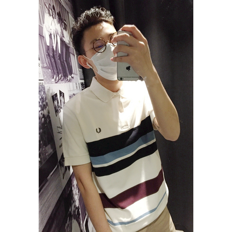 ¡¾º£¹ê¡¿Ïã¸Û´ú¹ºit fred perry 18´ºÄÐ ¸öÐÔÆ´½ÓÌõÎÆÐÞÉíPoloÐä