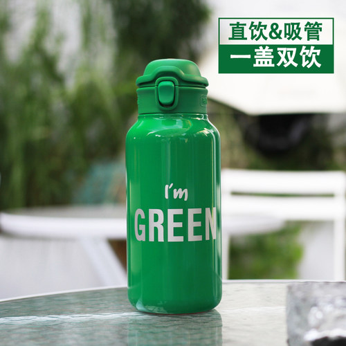 大嘴猴保温杯高颜值大容量水壶