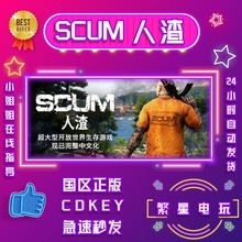 Steam正版国区 国区激活码现货 KEY 人渣 SCUM 人渣激活码 人渣CDKEY