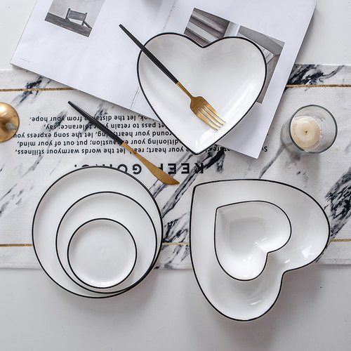 陶瓷西餐盘创意组合套装