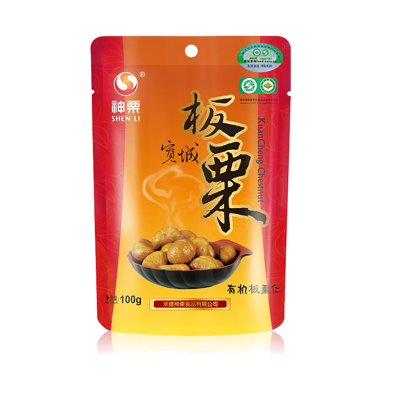 有机板栗仁100g/袋承德特产宽城板栗仁软糯香甜营养新鲜神栗零食