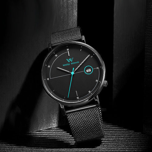 威利默克简约非机械防水超薄手表