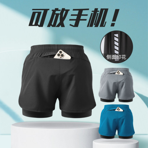 运动短裤男跑步专用马拉松三分裤