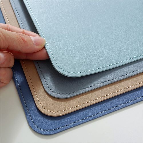 Office Desk Protector Mat PU Leather Mouse Pad Table Cover
